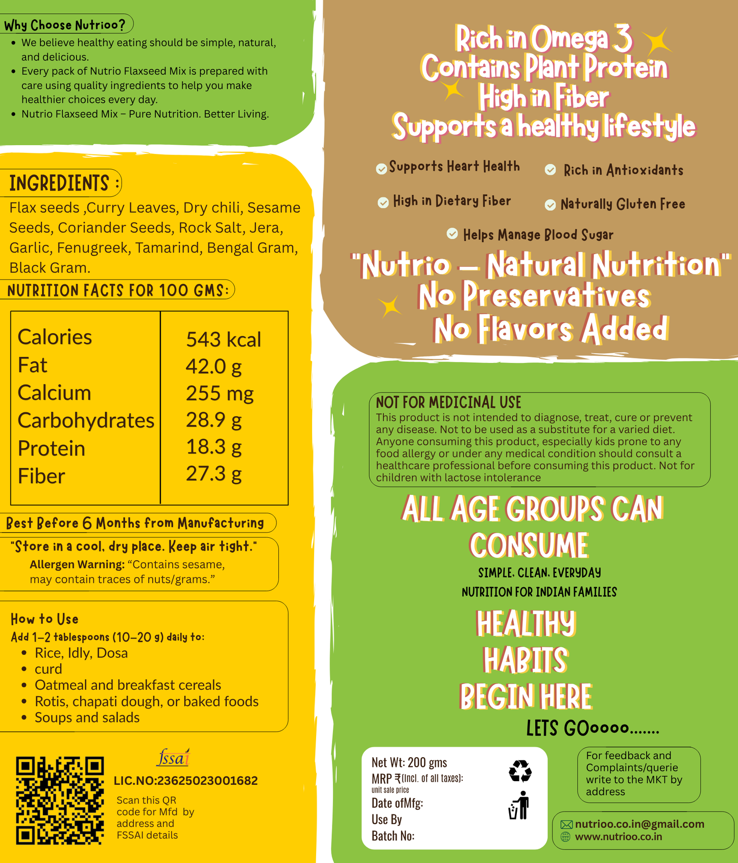 Flax Seed Mix